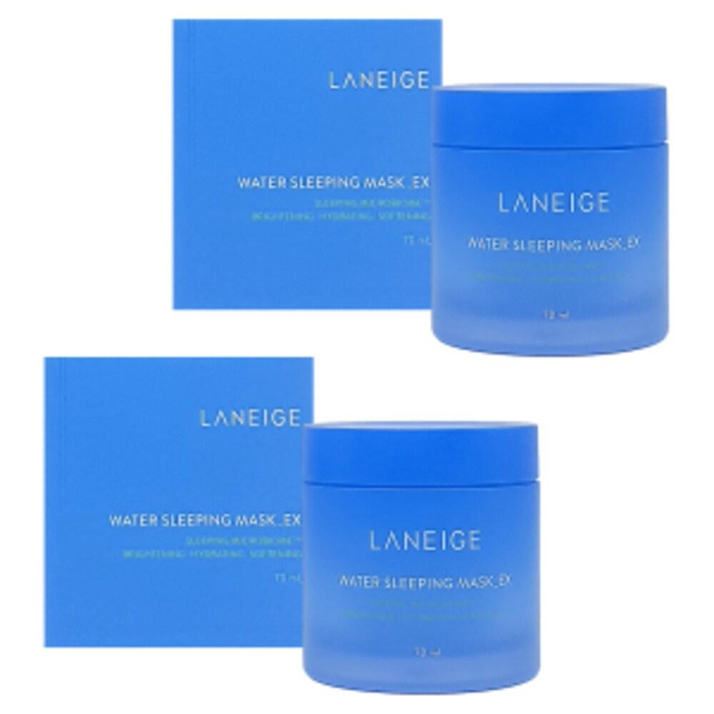 LANEIGE Water Sleeping Mask EX 70 мл x 2 Ночная маска Увлажняющая маска Успокаивающая маска
