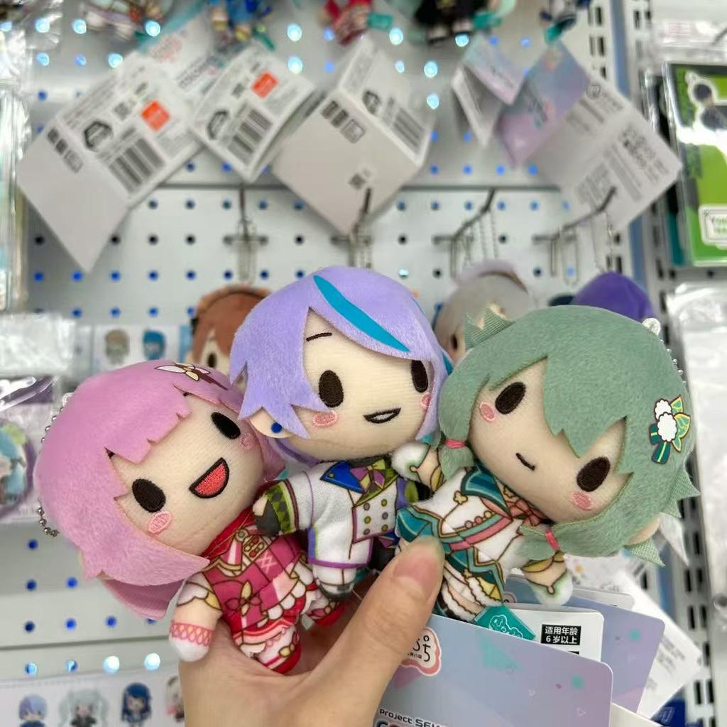 10 см Плюшевый брелок Pjsk Project Sekai Камисиро Руи Мягкая игрушка-подвеска Йоисаки Канаде Милые украшения для рюкзаков Игрушка Подарок