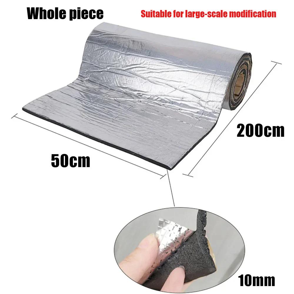 5/10Pcs 5/10MM Car Sound Deadener Heat Insulation Mat for Auto Van Sound Proof Deadening Insulation Mat Car Accessories Interior