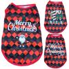 Одежда для собак Рождественский костюм для маленьких и средних собак, пуловер для кошек, мягкая футболка для щенков, одежда для французских бульдогов, наряды для мопсов и домашних животных