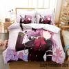 Аниме Серафим конца 3D принт комплект постельного белья мультфильм пододеяльники наволочки двуспальное постельное белье украшения домашний текстиль