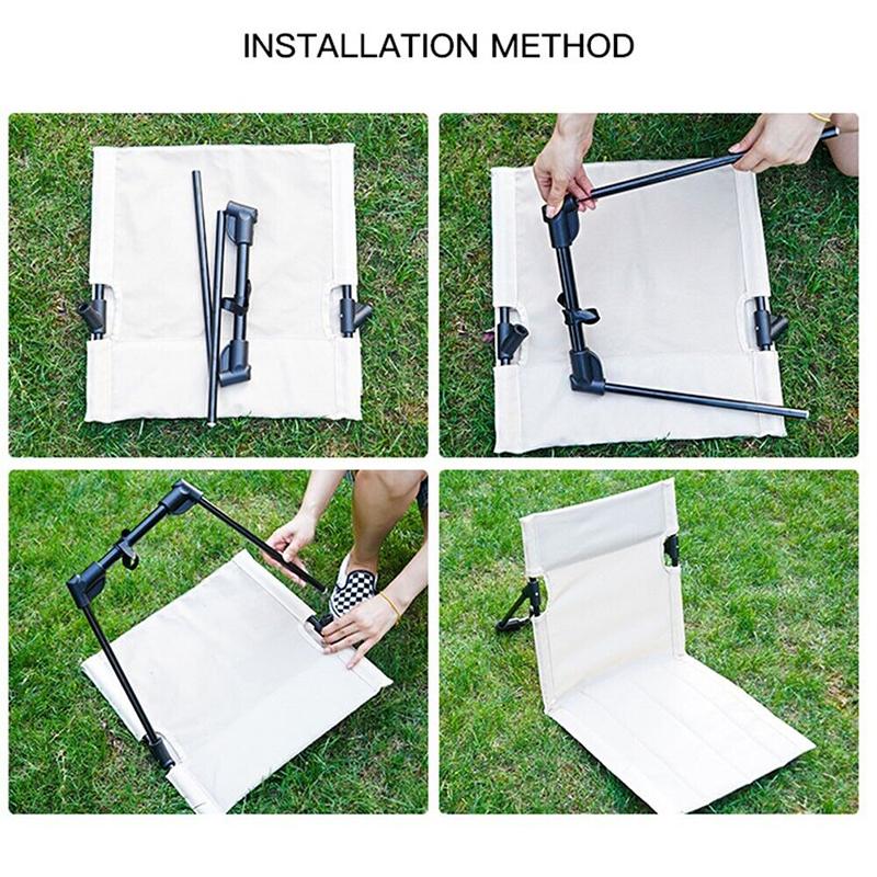 Folding Camping Chairs Lightweight Outdoor Patio Garden Beach Chair Fishing Seat