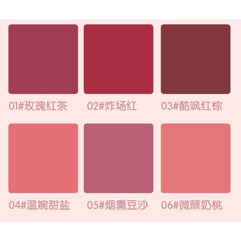 HER ORANGE~Saturated Velvet Mist Matte Fine Tube Lipstick Matte Velvet Positive Red Lipstick