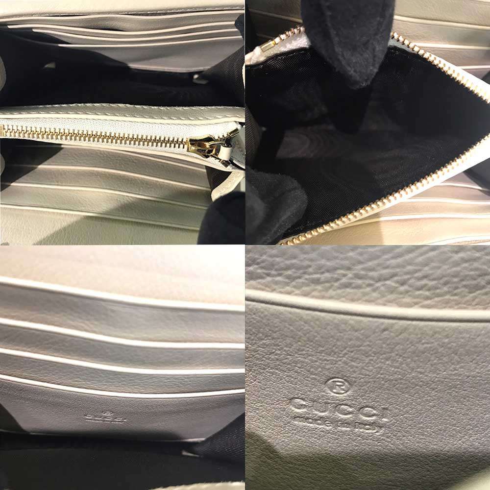 Used GUCCI BlondyBifold Wallet leather Women