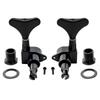 Musiclily Basic L2+R2 Bass Tuners for 4-String Ibanez-Style Electric Bass, Black