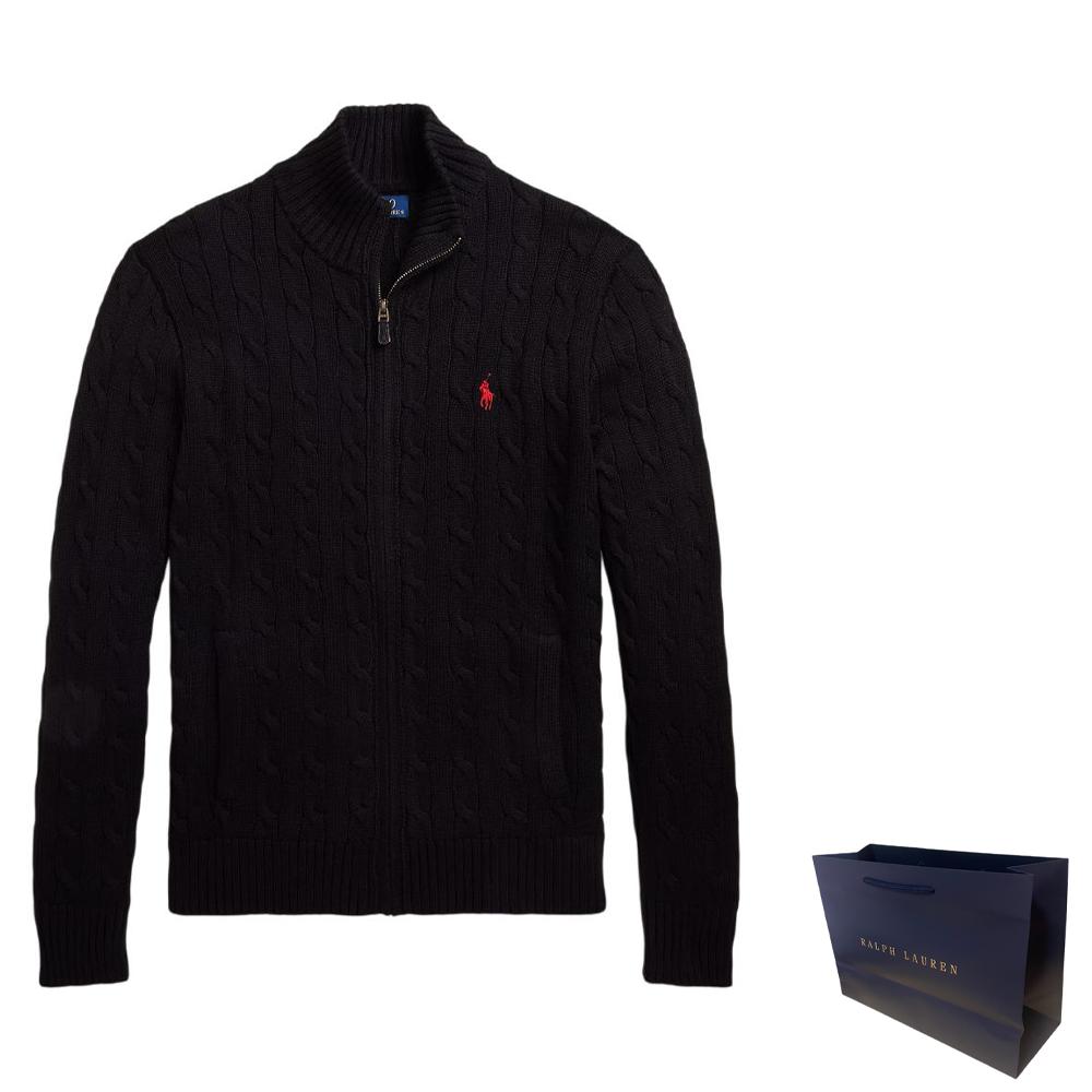 Polo Ralph Lauren cable-knit turtleneck sweater MNPOSWE16821085-001