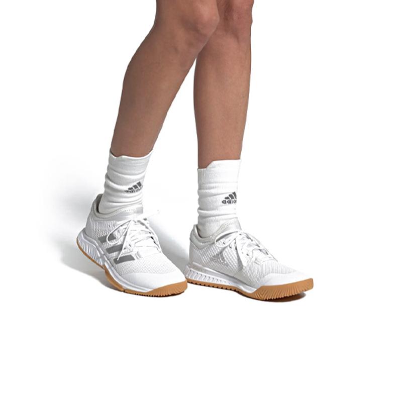adidas Женская обувь для тенниса Court Team Bounce Белый/Серебристый EH2602