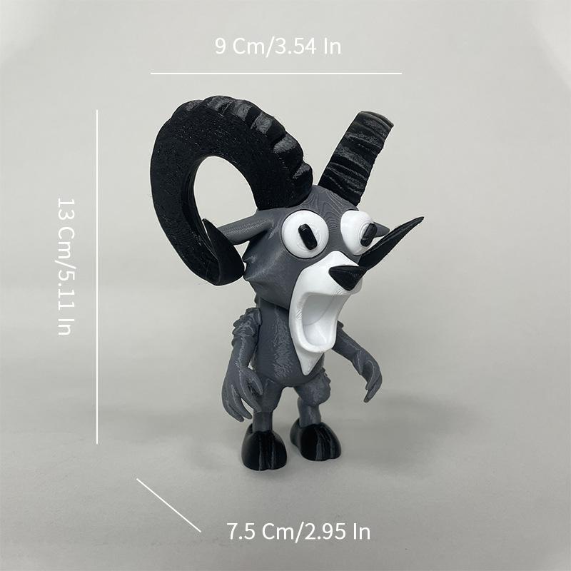 99 ночей в лесу 3D-печатные фигурки 99 ночей Игрушки Ужасный олень Сова Фигурка-экшн для мальчиков и девочек Подарки на день рождения Украшение комнаты