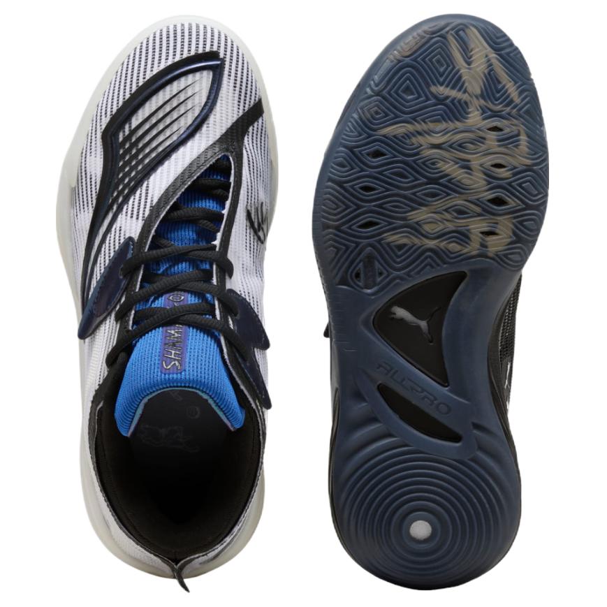 God Shammgod x Puma All-Pro Nitro 2 Shadow Shaker Унисекс Кроссовки Белый Черный 312308-01