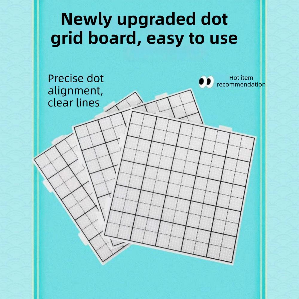 2Pcs with Black Line Fuse Beads Pegboards Thicken Hama Beads Template Pixel Puzzle