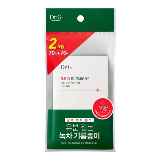 Dr.G Red Blemish Oil Control Paper Double Special (70 Sheets + 70 Sheets)