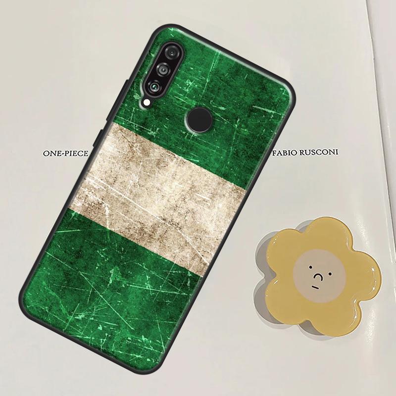 Чехол с нигерийским флагом для Huawei Nova Y60 Y70 Y90 Y61 Y91 3i 7i 8i 11i Nova 11 9 10 SE P20 P30 Pro P40 Lite