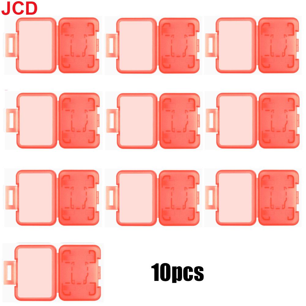 JCD 10pc For Switch 2 Portable Single Game TF Card Storage Protective Clear Box For Switch NS Lite Oled Holder Mini Case