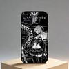 Чехол для телефона D-Death Misa N-Note для iPhone 17, 16, 15, 14, 13, 12 Plus, Max, Мягкий силиконовый, Черный