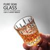 Pure Semi Shot Glasses, 50ml, Set of 4 / PURE SEMI GLASS Clear Glass Glasses, Espresso Glasses, Shochu Glasses, Whiskey, Brandy
