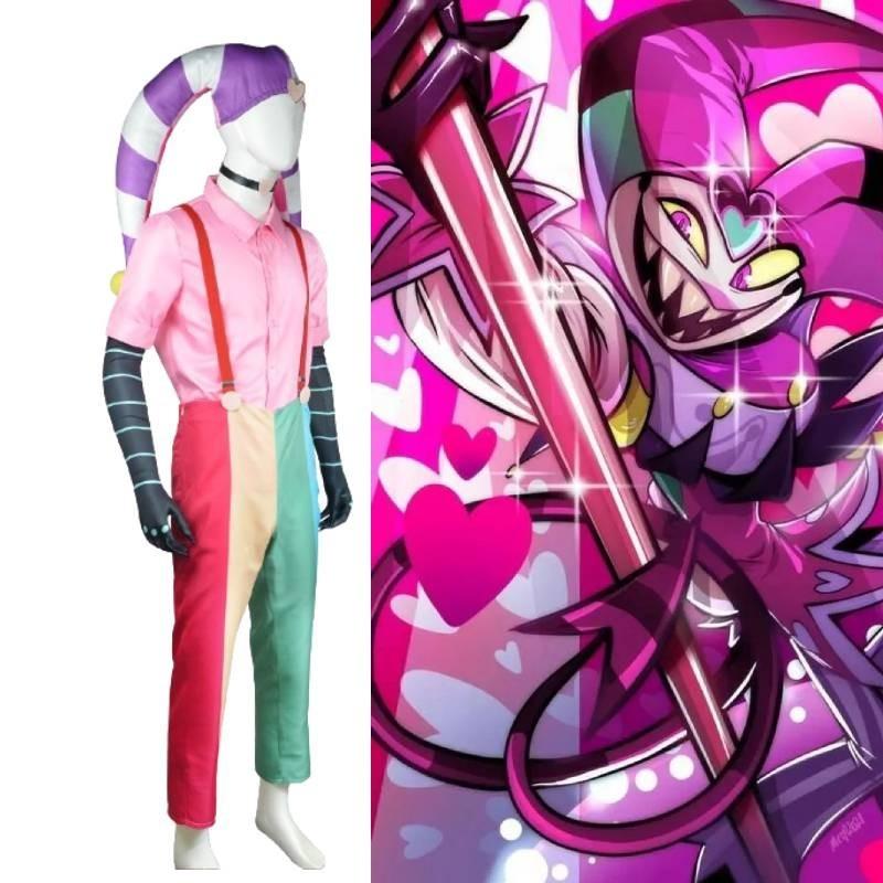 Новый костюм для косплея Физзаролли из полиэстера, трендовый наряд на Хэллоуин