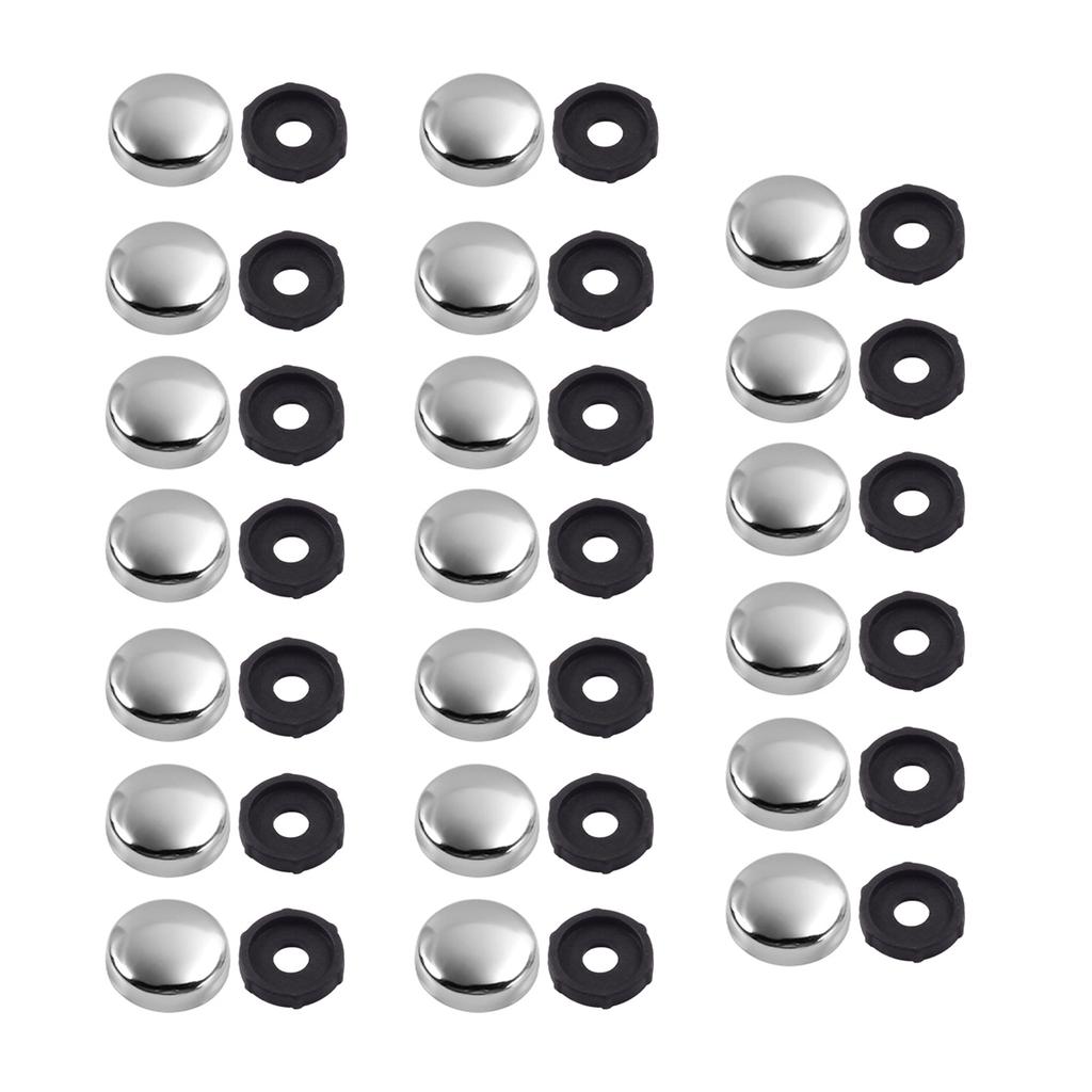 20 шт. 16 мм зеркальные винты-колпачки декоративные винты с колпачками плоские рекламные гвозди фурнитура декоративная накладка на винт