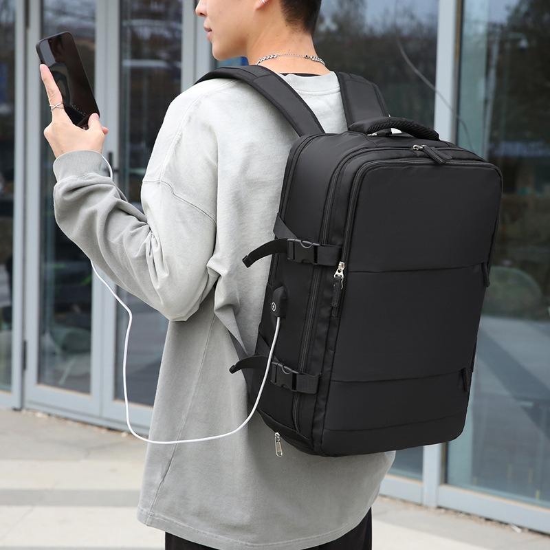 Новый дорожный рюкзак для мужчин и женщин, легкий, большой вместимости, с отделением для влажных и сухих вещей, сумка для деловых поездок 2