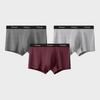 MiiOW 3Pcs Men's Underwear Boxer Shorts Youth Cotton Men's Boxing Shorts, Breathable Underwear