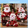 Santa Claus Plush Doll Pendant Christmas Tree Decoration For Festive Celebration