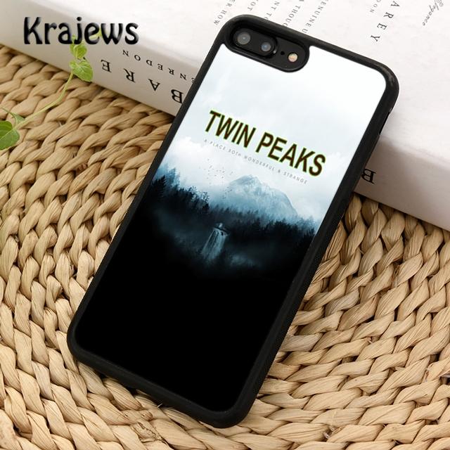 Krajews Welcome To Twin Peaks Black Phone Case Cover For iPhone 17 Air 16 15 14 plus 11 12 13 pro max coque Fundas