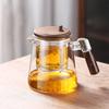 Creative Tea Separation Glass Teapot Heat Resistant Lazy Kungfu Drip Teapot  Home