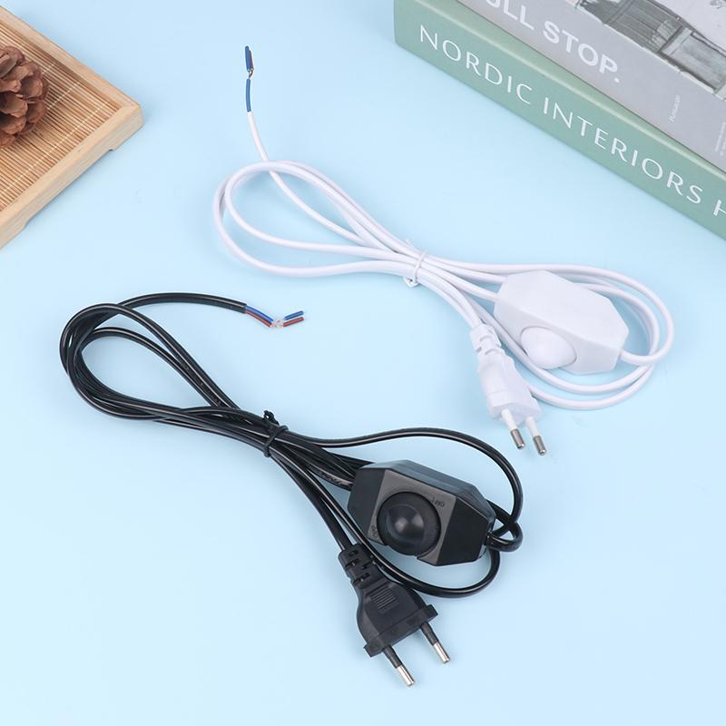 1.8M Extension Cord With Dimmer Eu Plug Control Switch Power Cable Cord Eu Plug For Table Lamp 220V Electricity Wire