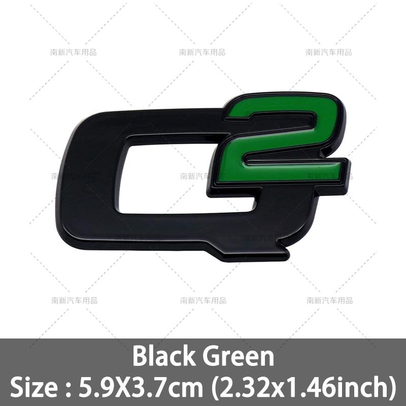 RZUD8 3D Metal Q2 Q4 Letter Badge Rear Giulia Stelvio Trunk Emblem Car Stickers For Alfa Romeo Giulia Stelvio Car Styling Accessories