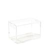 Acrylic Reptile Terrarium Ventilated Habitat Box Corn Snake Leopard Gecko Hermit Crab Spider