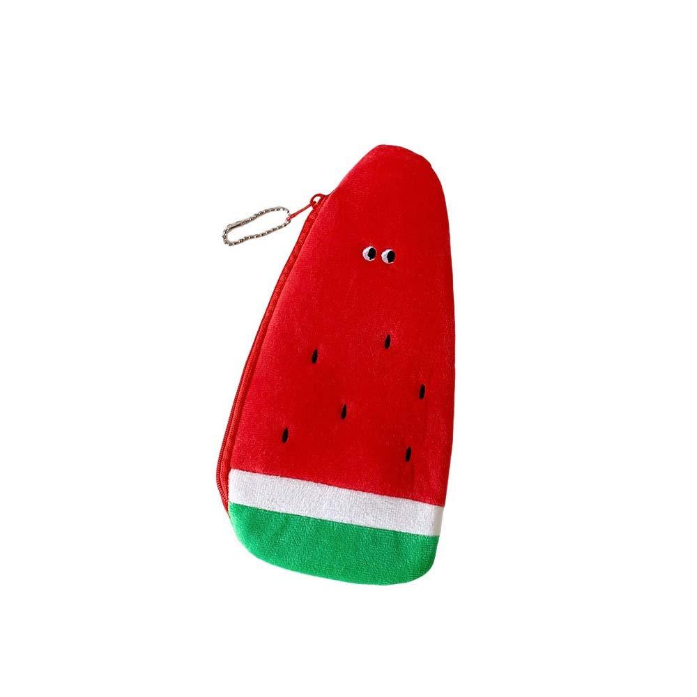 Watermelon Banana Animal Stationery Bag Plush Korean Style Pencil Case  Children