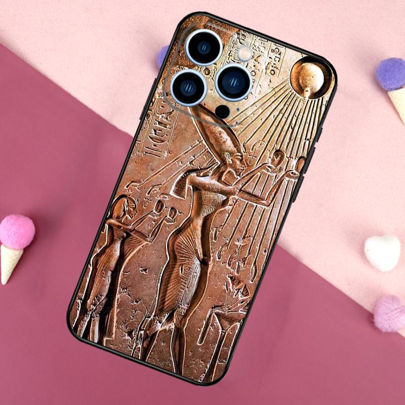 Чехол для телефона с фреской Фараона Египта Для iPhone 16 15 13 12 11 14 Pro Max Mini X XR XS MAX 14 Plus Чехол