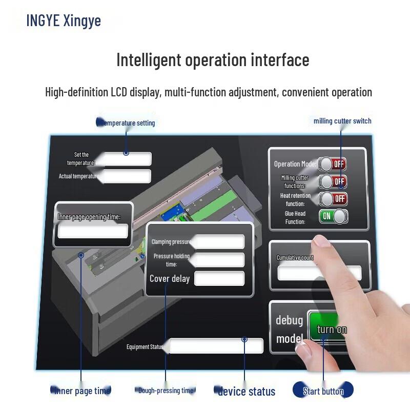 INGYE SC75A3BZS Automatic Wireless A3 Binding Machine CN plug (adapter included)