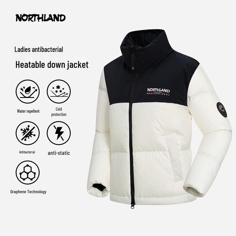 Женская куртка NORTHLAND Lango с гусиным пухом, воротником-стойкой NDJET2661S
