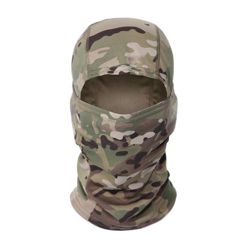 Fleece Tactical Camouflage Balaclava Full Face Mask Winter Warm Wind Shield Biking Hiking Skiing Scarf Hat Bandana Neck Gaiter