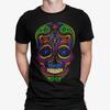 Halloween Sugar Skull Day of the Dead T-Shirt, Gothic Festival Calavera Tee