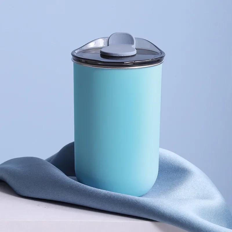 Portable 304Stainless Steel Coffee Cup Sealed Leak Proof Heat-resistant Vacuum Cup School Office Worker Water Cup Drinkware
