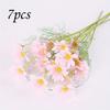 Top Quality Artificial Daisy Flowers Home Decor Fake Yellow Daisy Bouquet for Living Room Party Wedding Decoration Mother's Day