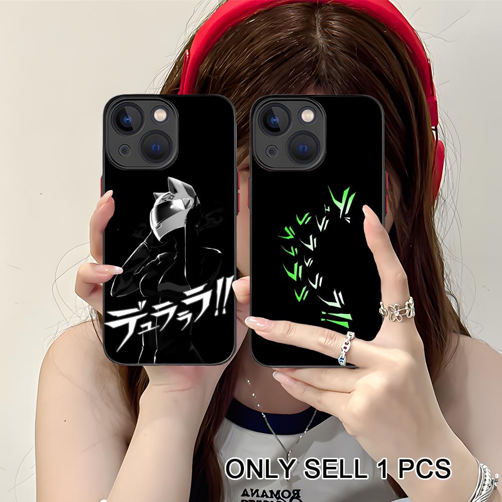 Anime Durarara Phone Case for iPhone 17 16 15 14 13 12 11 X XR XS Air Pro Max Plus Mini Skin Feel Cover