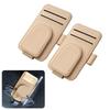 RAKSONIC Car Glasses Car Glasses Sun Visor Small Item Car Glasses Car Easy To Suitable for All Car 2 Creams Clip, Holder, Pocket, Case, Storage,