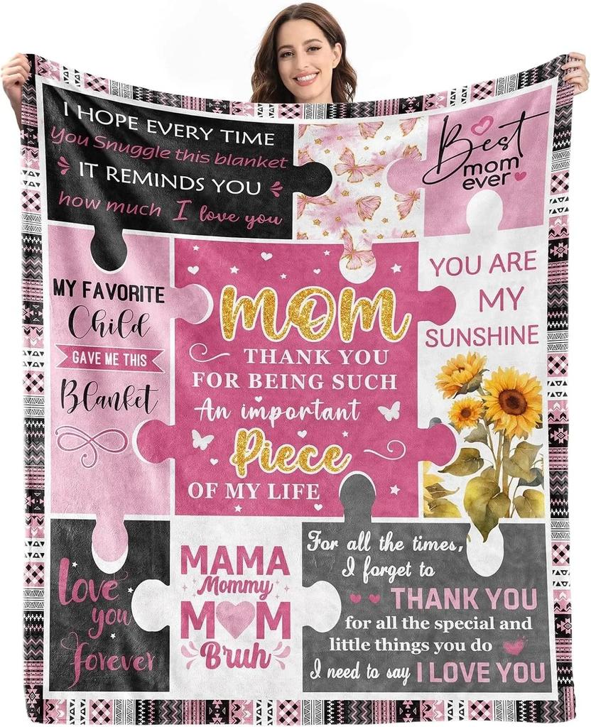 Perfect Gifts to Dad Blankets for Father's day Mother's Day Anniversary Birthday for Mom Son Daughter Grandpa Grandma Aunt Throw