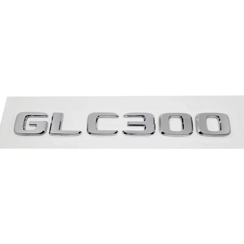 ABS Car Rear Sticker Alphabet Trunk Badge Decal Exterior for Mercedes Benz GLC63 GLC200 GLC260 GLC300 Auto Accessories