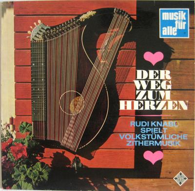 Виниловая пластинка RUDI KNABL - Der Weg Zum Herzen NT298 TELEFUNKEN Германия Мировая музыка Б/у
