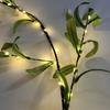Светящаяся искусственная оливковая гирлянда 6 футов, гирлянда с огоньками, искусственная зелень, олива