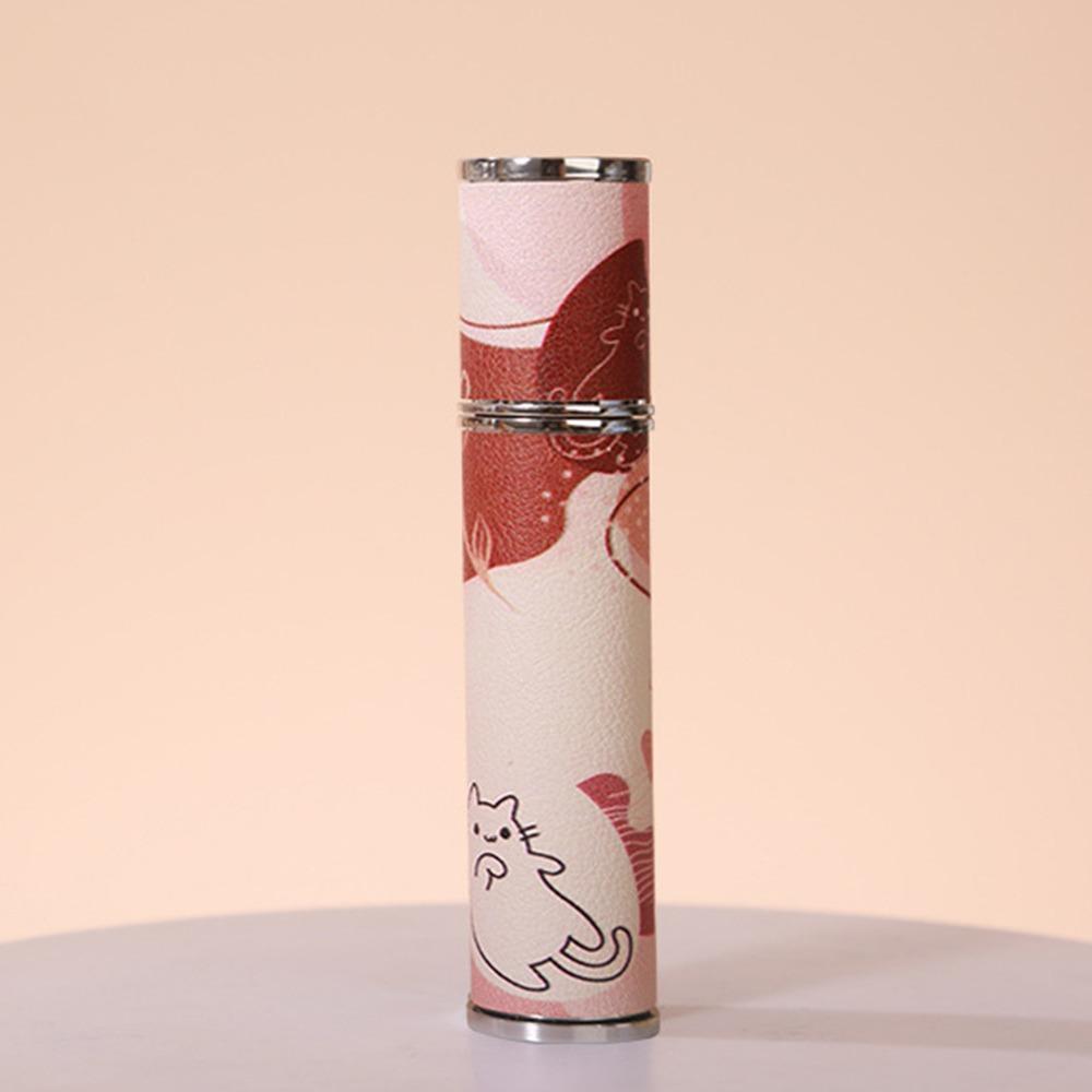 PU Leather Perfume Bottle 10ml Cosmetic Container Ultra-fine Mist Fragrance Container  Travel