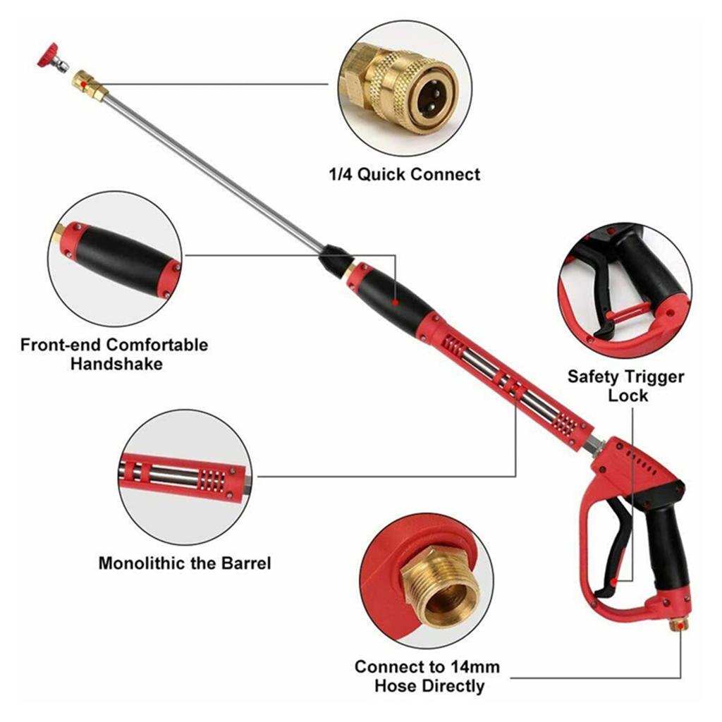 5200PSI автомобильный опрыскиватель для мойки под высоким давлением, насадка для насадки, комплект уплотнительных колец
