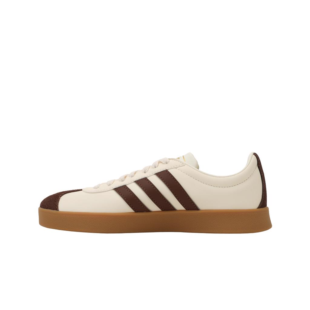 adidas Кроссовки унисекс VL Court 2.0 кремово-коричневые с резинкой ID6016