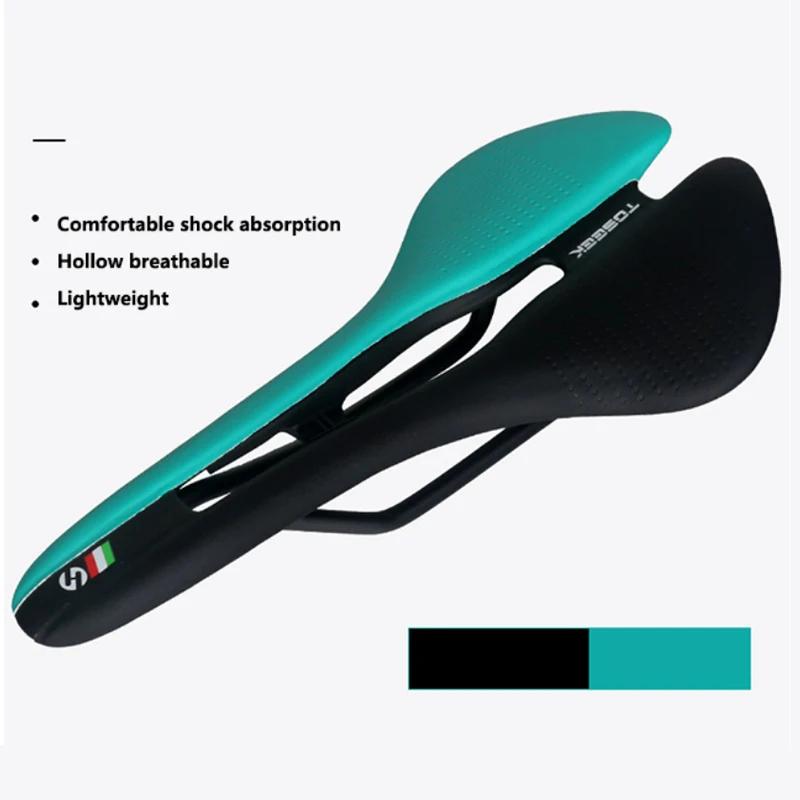 /ODM TOSEEK Bicycle Saddle Racing MTb Road Mountain Bike Seat Hollow Ergonomics Bike Seat Cushion Cycling Saddle Accessories