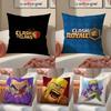 Игра C-Clash Of C-clans Милая Боевая Наволочка Диван и Гостиная Декоративные Наволочки Пылезащитные и Защищающие от Клещей F