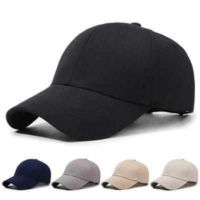 Простая однотонная бейсбольная кепка с широкими полями, кепка-утиный нос, летняя универсальная и модная шляпа от солнца