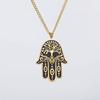 Ожерелье «Рука Фатимы» с символом Хамсы, ожерелье от сглаза, египетское ожерелье, кулон из нержавеющей стали, кулон на удачу и защиту для женщин и мужчин